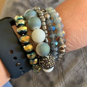 Set of 5 Garden Party Bracelets